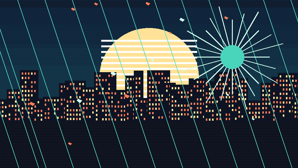 Animated energy burst